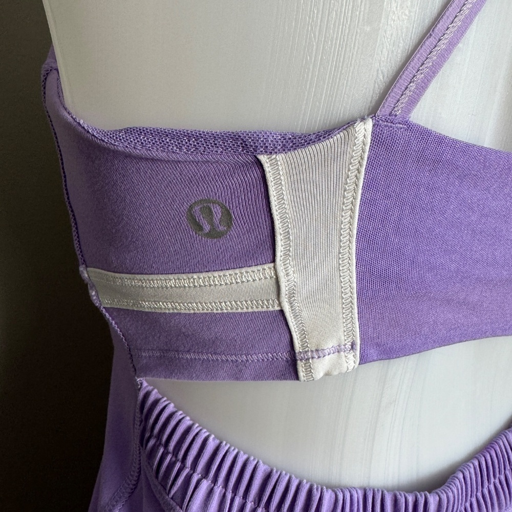 Lululemon Women's Purple Dance Strap Open Back Activewear Tank‎ Top Size 6 - Picture 4 of 12